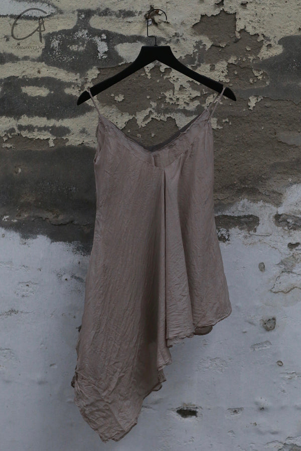 Marc Le Bihan Silk Slip Dress 2612 France MLB-2612-MASTIC 2612 E23